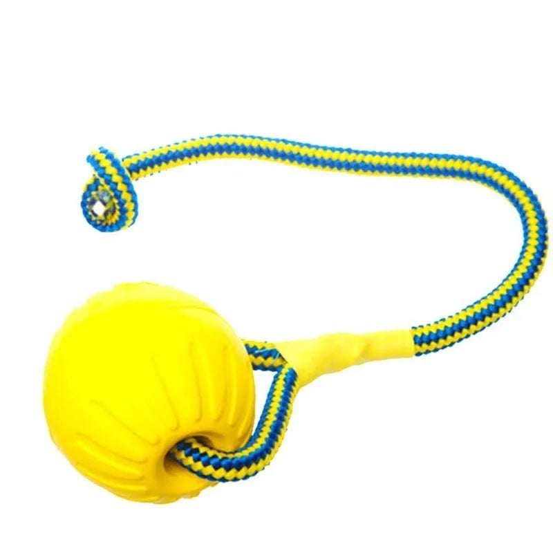 Indestructible Rubber Puppy Chew Ball – Fetch & Training Toy