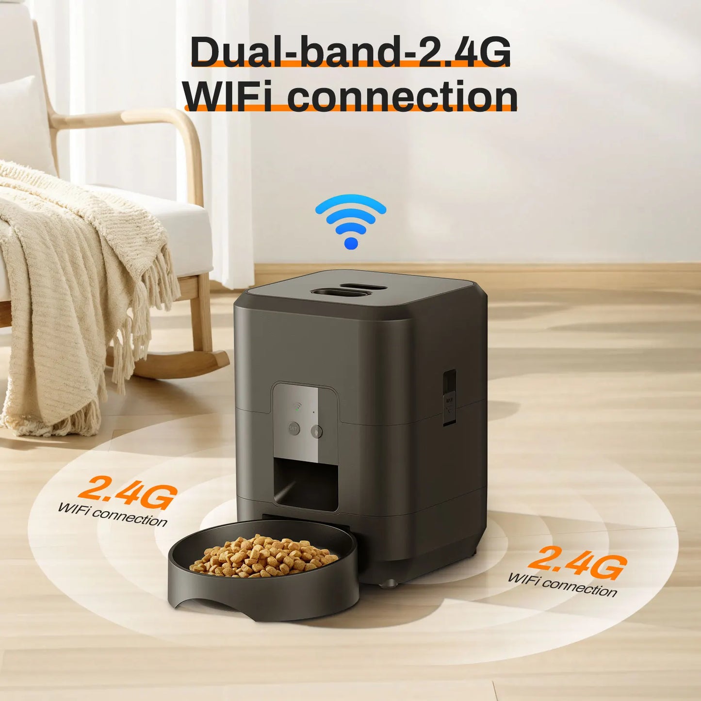 Smart Automatic Pet Feeder with Timed Portion Control