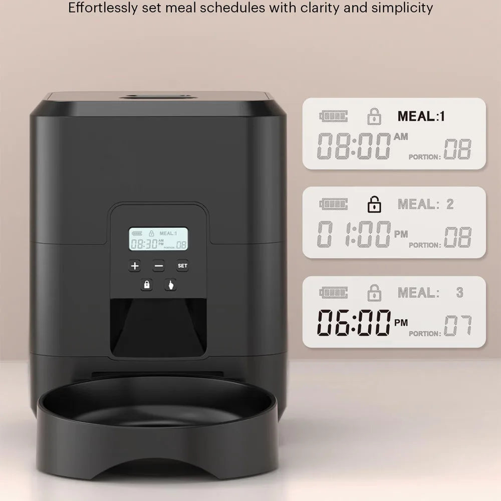 Smart Automatic Pet Feeder with Timed Portion Control