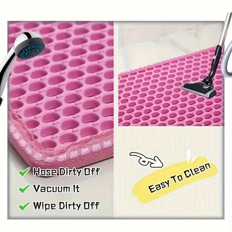 Large Cat Litter Mat – Honeycomb Double-Layer