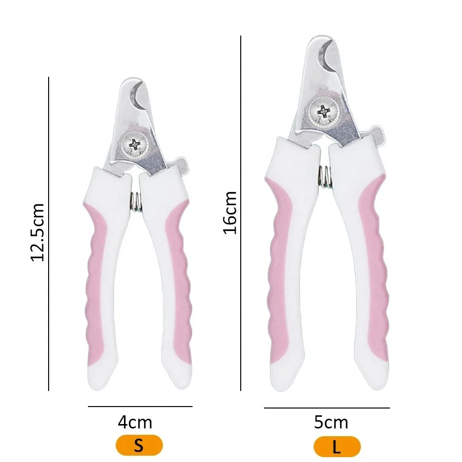 Stainless Steel Pet Nail Clipper – Labor-Saving Dog & Cat Trimmer