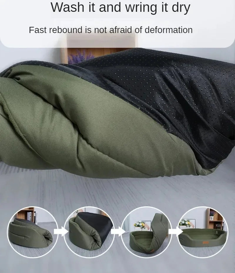 Fluffy Dog & Cat Bed – Sofa Cushion for Small to Large Pets