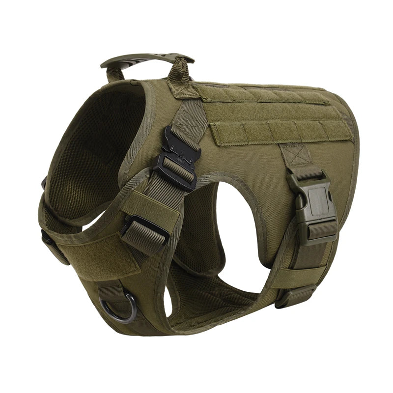 Tactical Dog Harness & Leash Set – Military Style