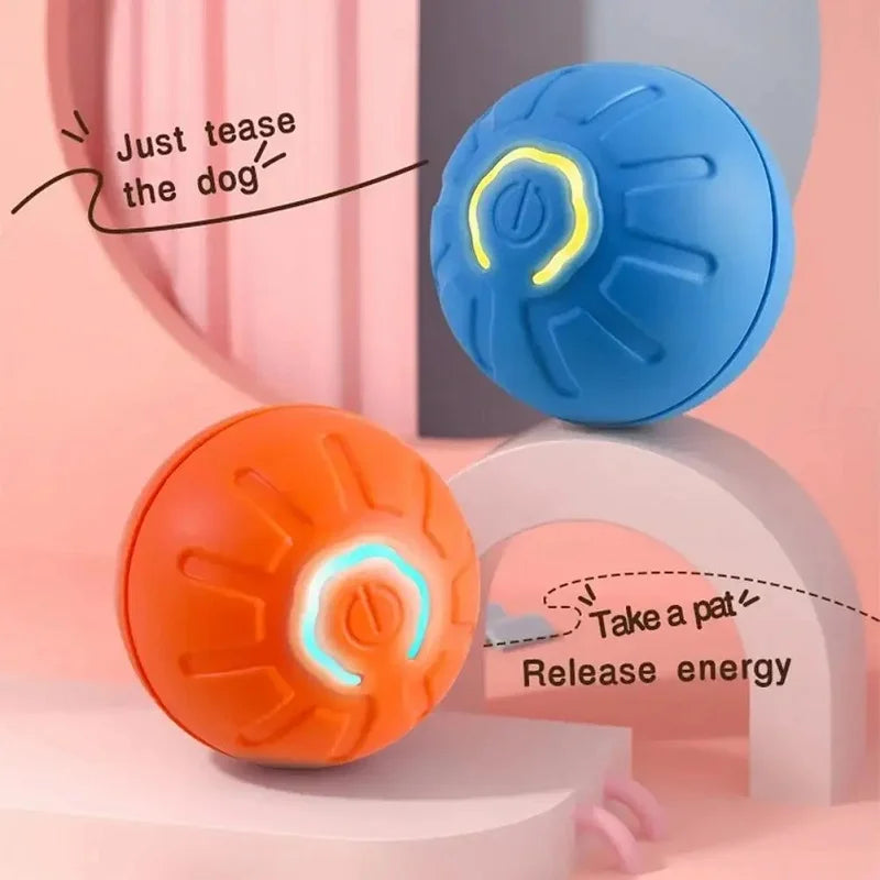 Smart Automatic Rolling Dog Ball – USB Rechargeable Interactive Toy