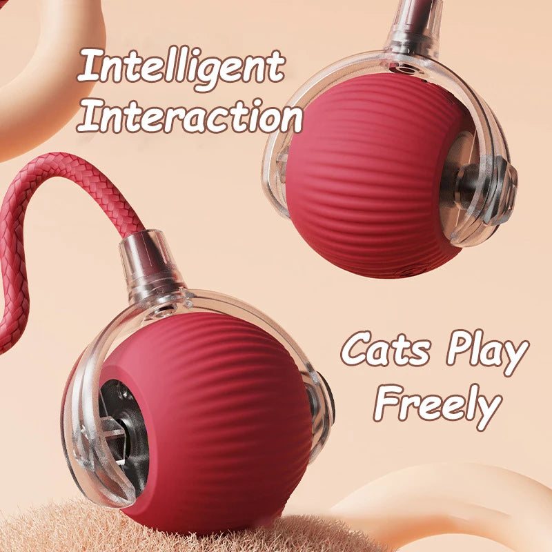 Automatic Rolling Cat & Dog Ball Toy – Rechargeable Smart Mouse