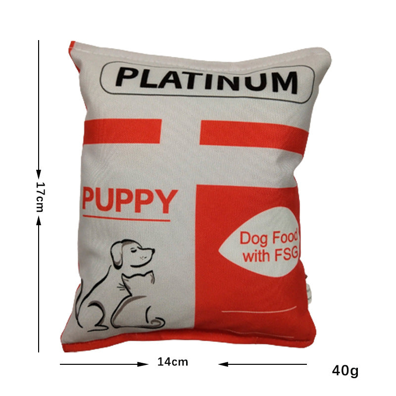 Crisps Plush Dog Toy – Interactive Chew & Teething Toy