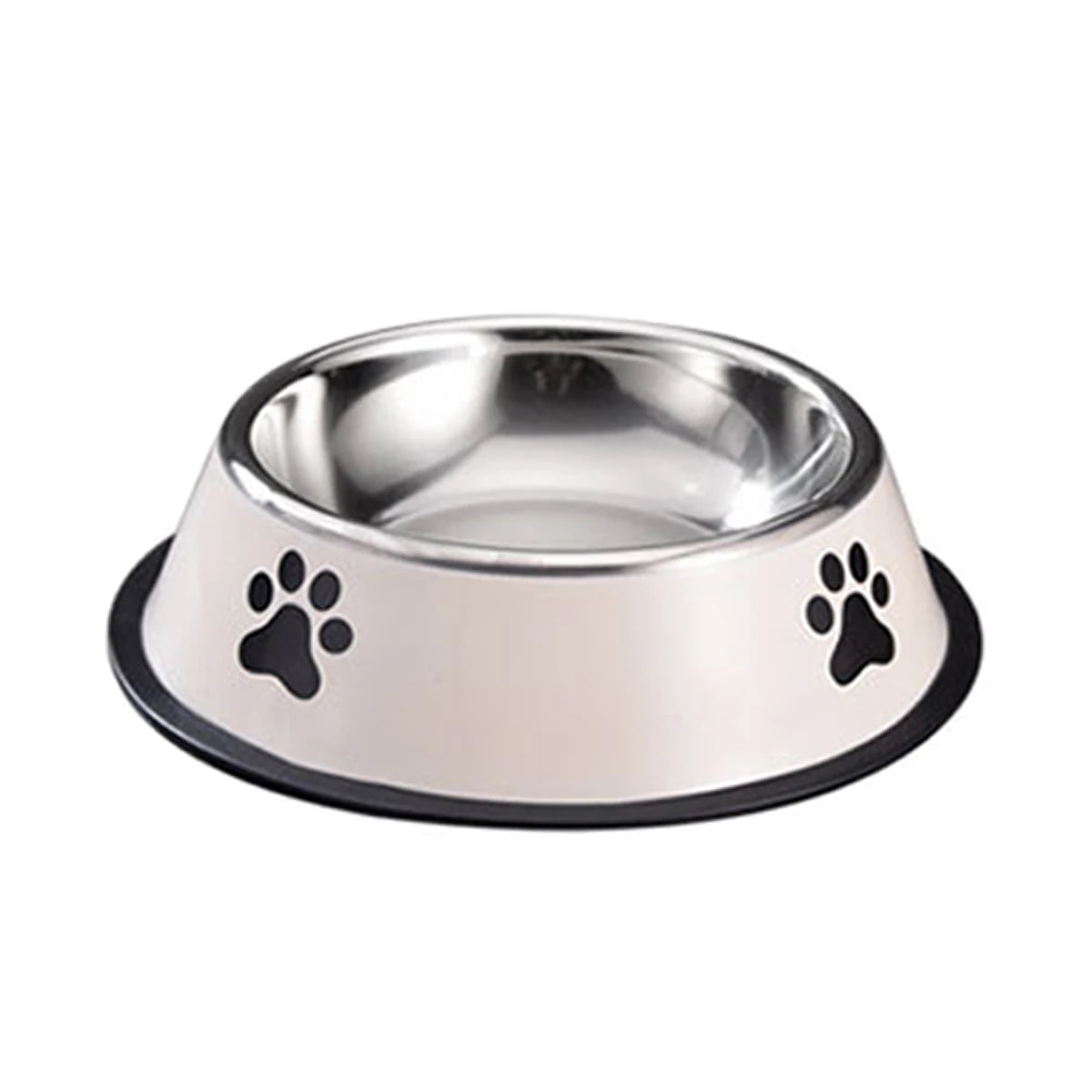 Stainless Steel Pet Food Bowl – Durable & Anti-Fall