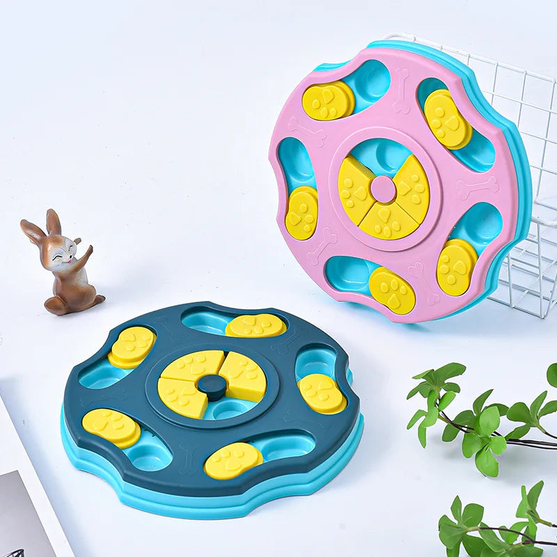 Interactive Dog & Cat Puzzle Feeder – Slow Eating Toy