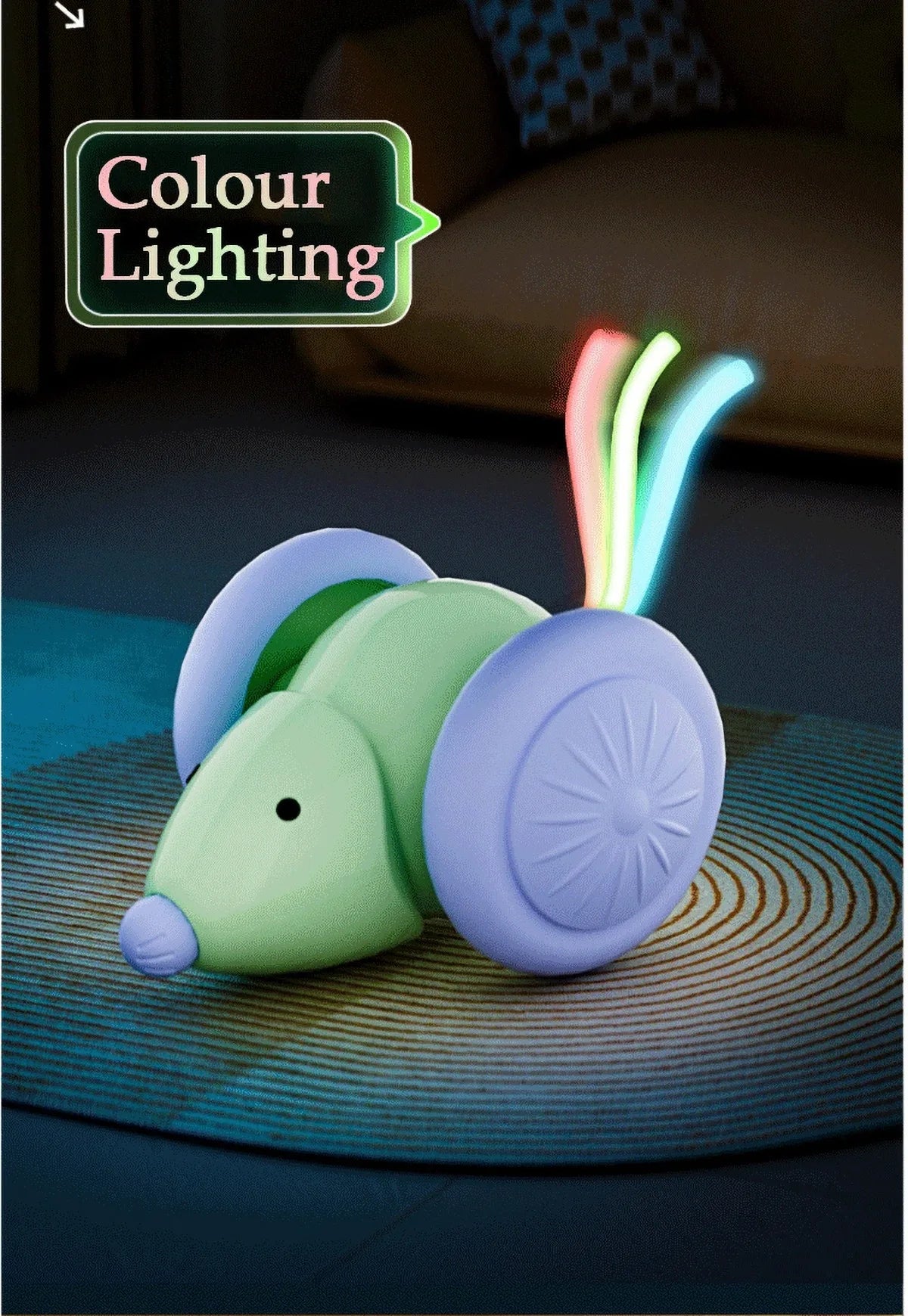 Rechargeable Electric Mouse Toy – Interactive Cat Teaser