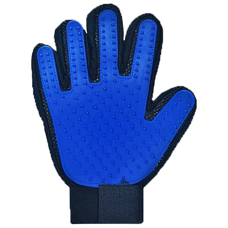 Pet Grooming Glove – Hair Remover & Massage Brush (6 Colors