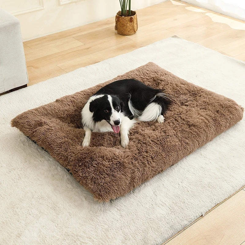 Plush Pet Bed House – Cozy Dog & Cat Sofa