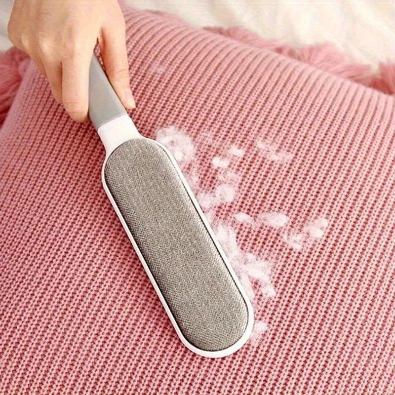 Double-Sided Pet Hair Remover Brush – Electrostatic Lint Cleaner