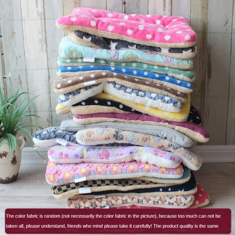 Double-Sided Plush Pet Mat – Cozy Bed & Blanket