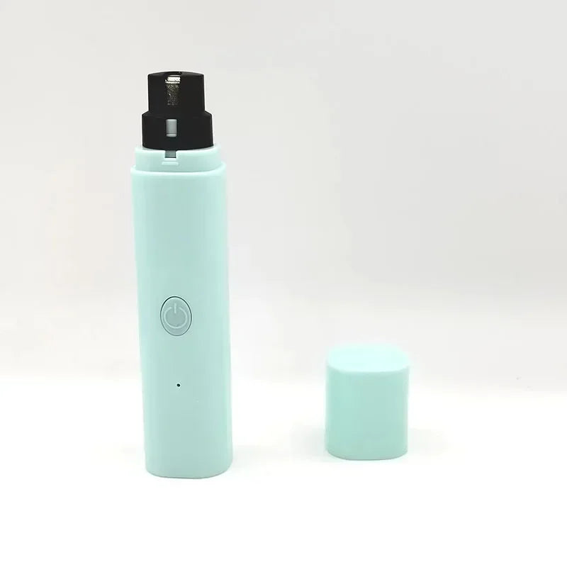 Electric Rechargeable Pet Nail Clipper – LED & Quiet Operation