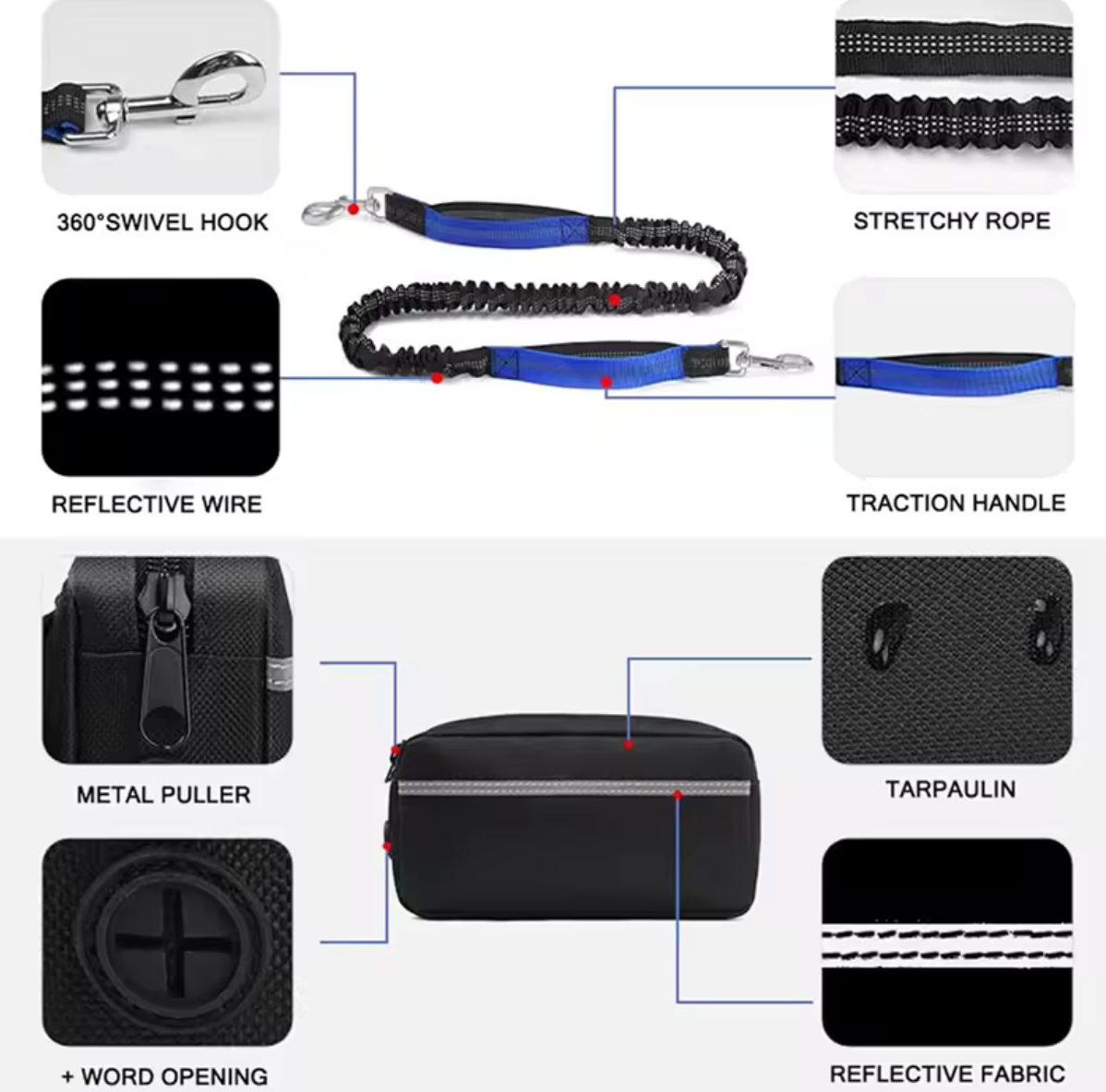 PupTracker Hands-Free Leash