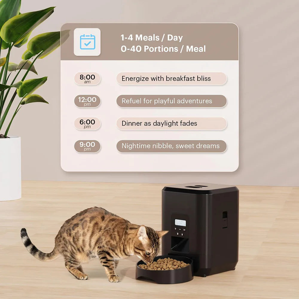 Smart Automatic Pet Feeder with Timed Portion Control