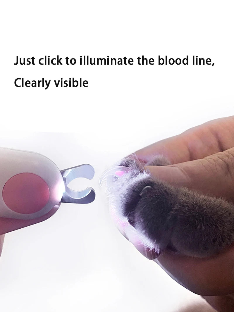 LED Pet Nail Clipper – Dog & Cat Claw Trimmer