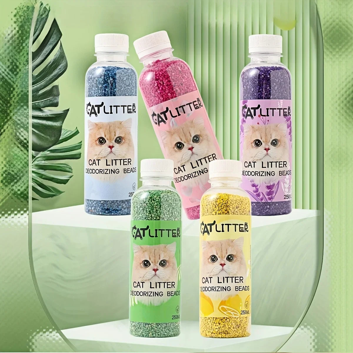 Cat Litter Deodorizing Beads – Air Purifier & Odor Remover
