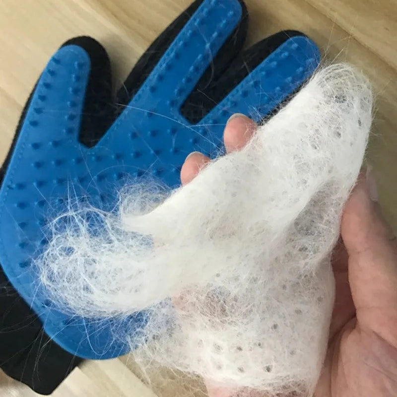 Pet Grooming Glove – Hair Remover & Massage Brush (6 Colors