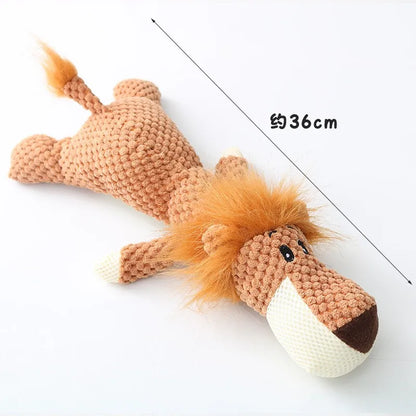 Plush Cartoon Puppy Dog Toy – Squeaky Chew Toy