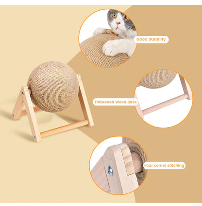 SisalPaw™ Cat Scratching Ball Toy