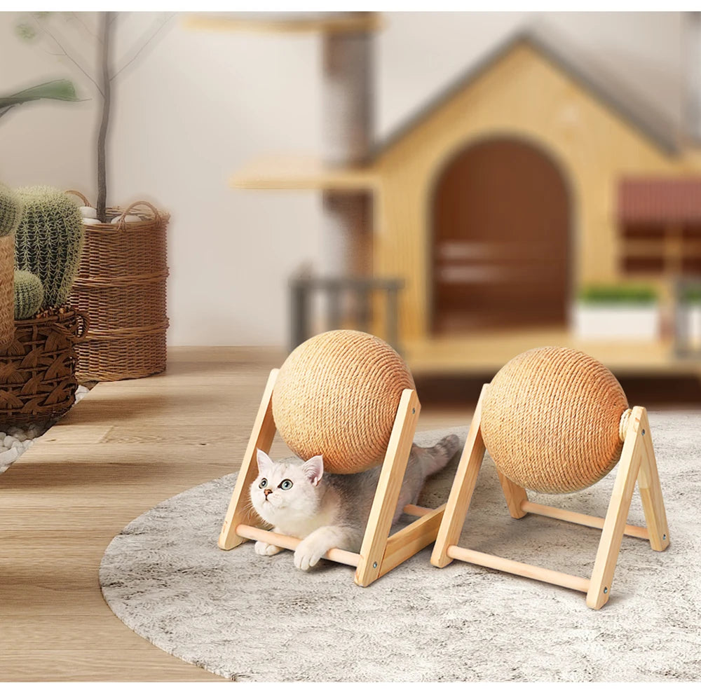 SisalPaw™ Cat Scratching Ball Toy