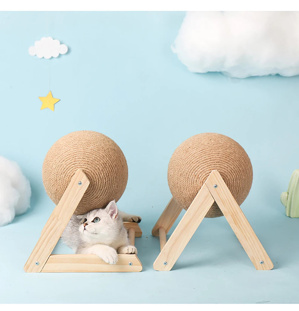 SisalPaw™ Cat Scratching Ball Toy