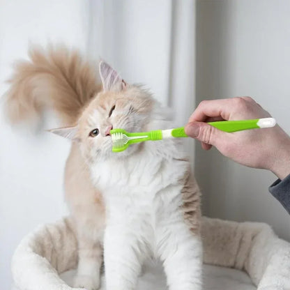 3-Sided Pet Toothbrush – Dog & Cat Dental Care
