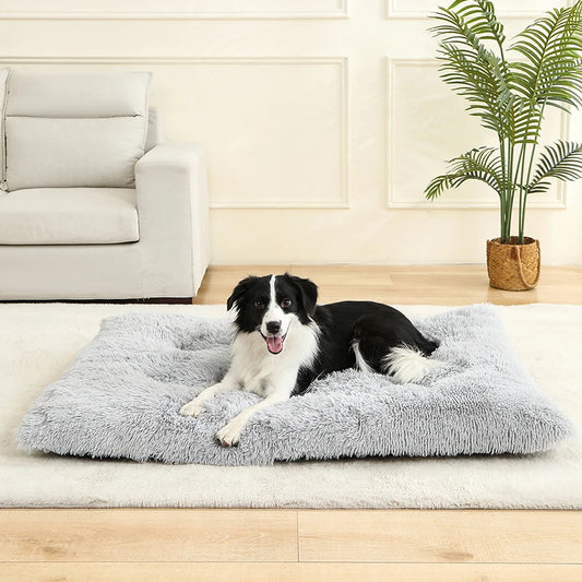 Plush Pet Bed House – Cozy Dog & Cat Sofa