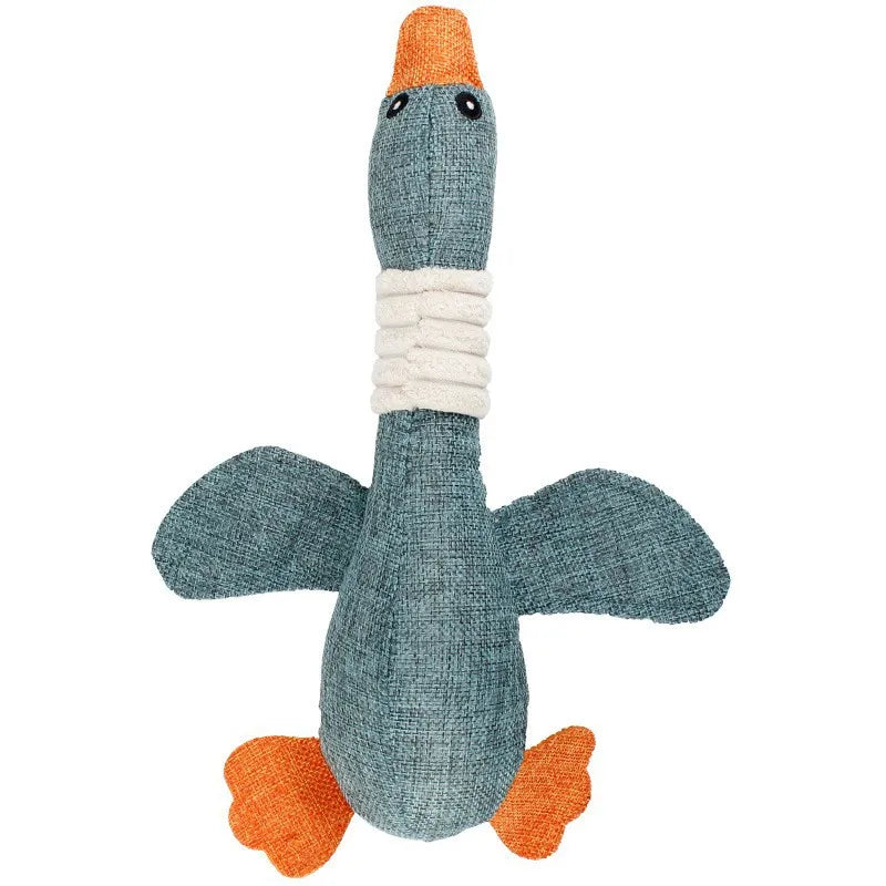 Wild Goose Plush Toy – Squeaky & Bite-Resistant