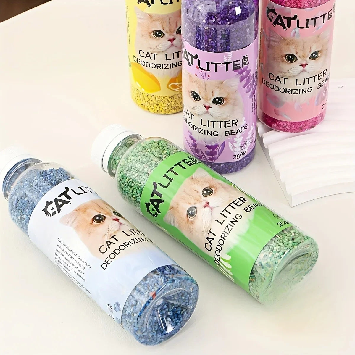 Cat Litter Deodorizing Beads – Air Purifier & Odor Remover