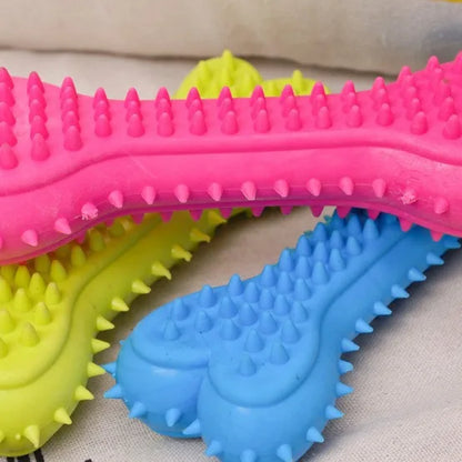 Small Dog Rubber Chew Toy – Teeth Cleaning & Training