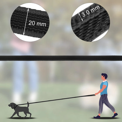 FlexiPaw™ Dual-Color Training Dog Leash (1.5M–15M)