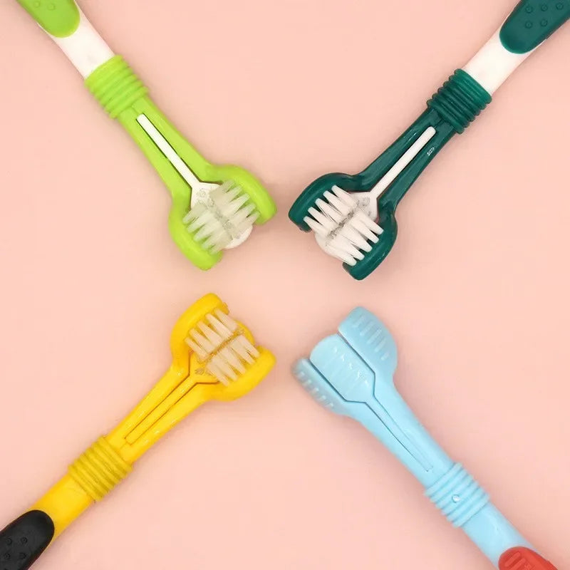 3-Sided Pet Toothbrush – Dog & Cat Dental Care