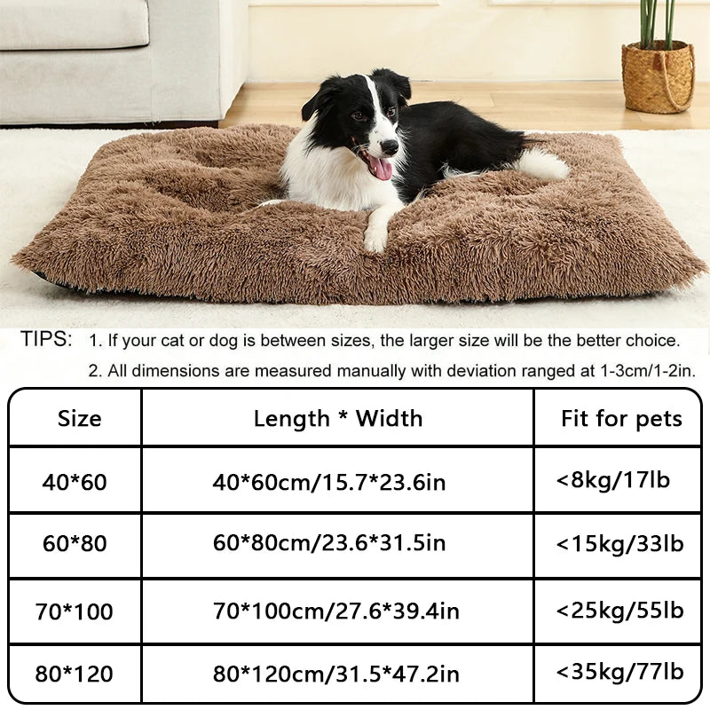 Plush Pet Bed House – Cozy Dog & Cat Sofa