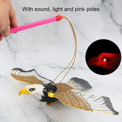 Electric Simulation Bird Cat Toy – Interactive Flying Eagle