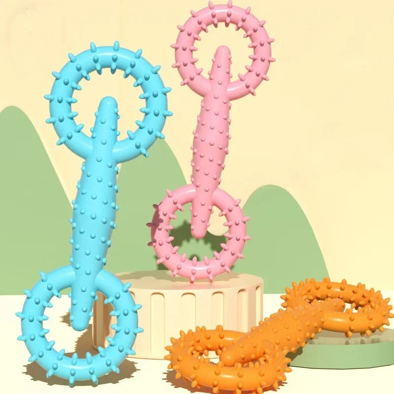 Dog Pull Ring Toy – Interactive Chew & Tug