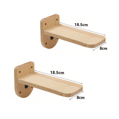 Wall-Mounted Cat Climbing Rope with Wooden Steps – Sisal Rope Scratcher & Climbing Furniture