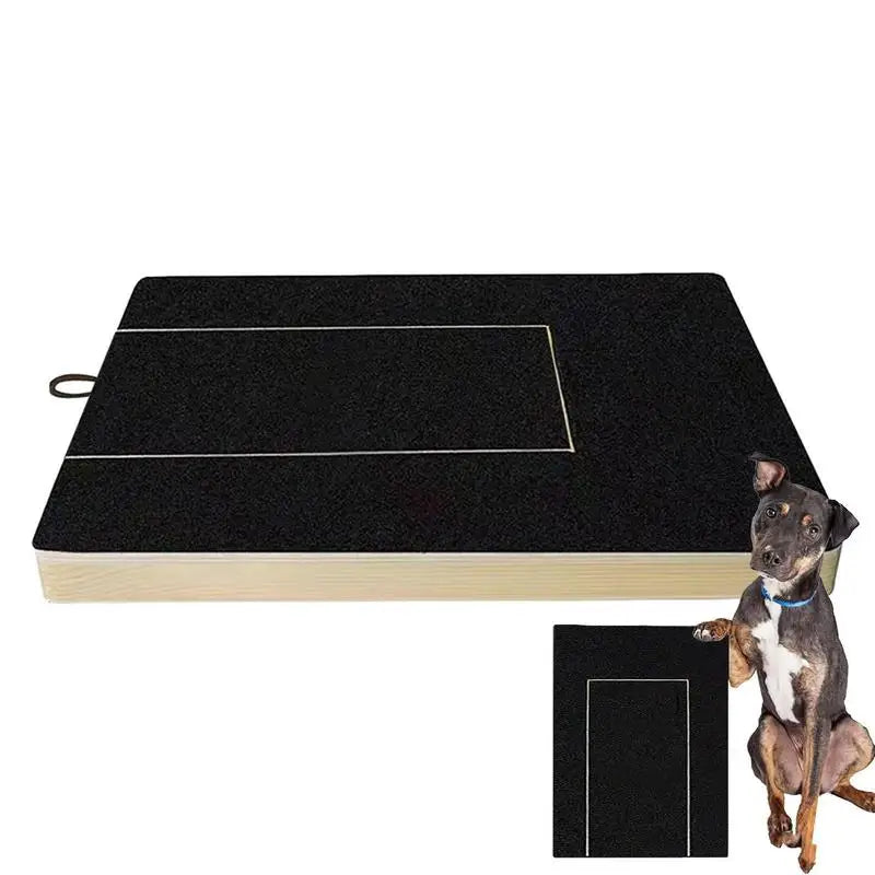 Wooden Dog Nail File Board – Self-Grooming Scratch Pad for Safe Nail Trimming