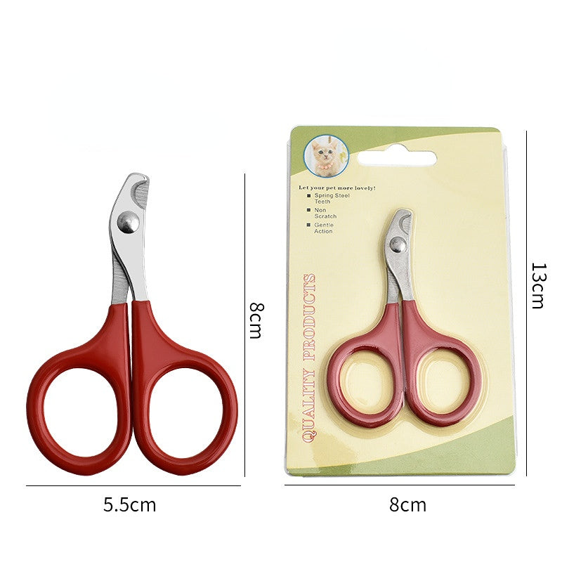 Professional Pet Nail Scissors – Cat & Dog Claw Trimmer