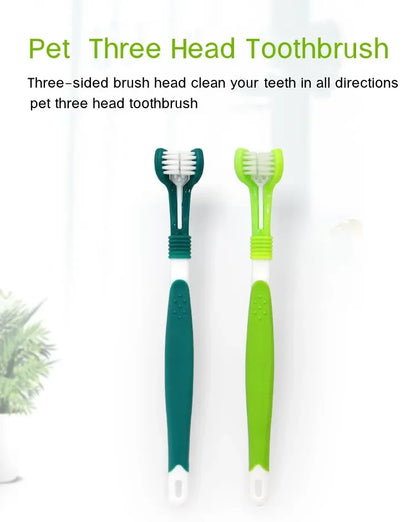 3-Sided Pet Toothbrush – Dog & Cat Dental Care