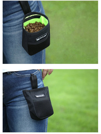 Portable Dog Treat Pouch – Training & Travel Snack Bag