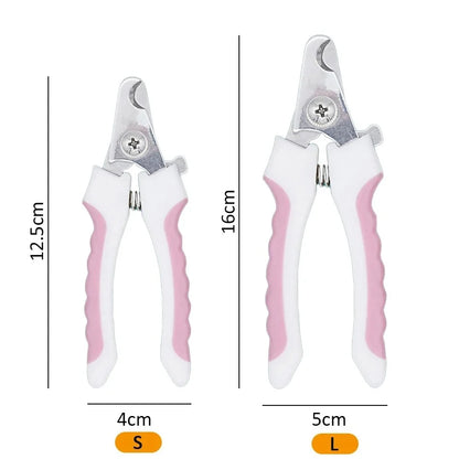 Stainless Steel Pet Nail Clipper – Labor-Saving Dog & Cat Trimmer