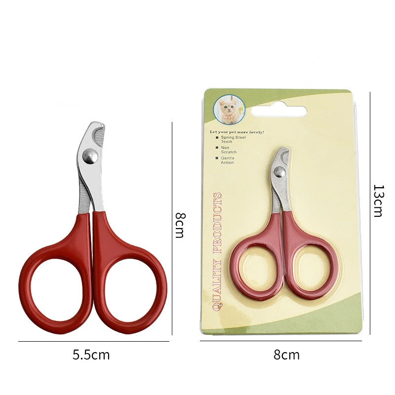 Professional Pet Nail Scissors – Cat & Dog Claw Trimmer