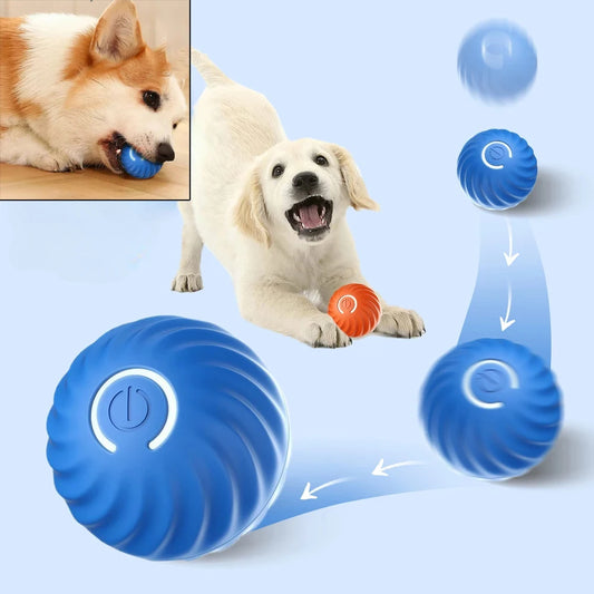 Smart Automatic Rolling Dog Ball – USB Rechargeable Interactive Toy