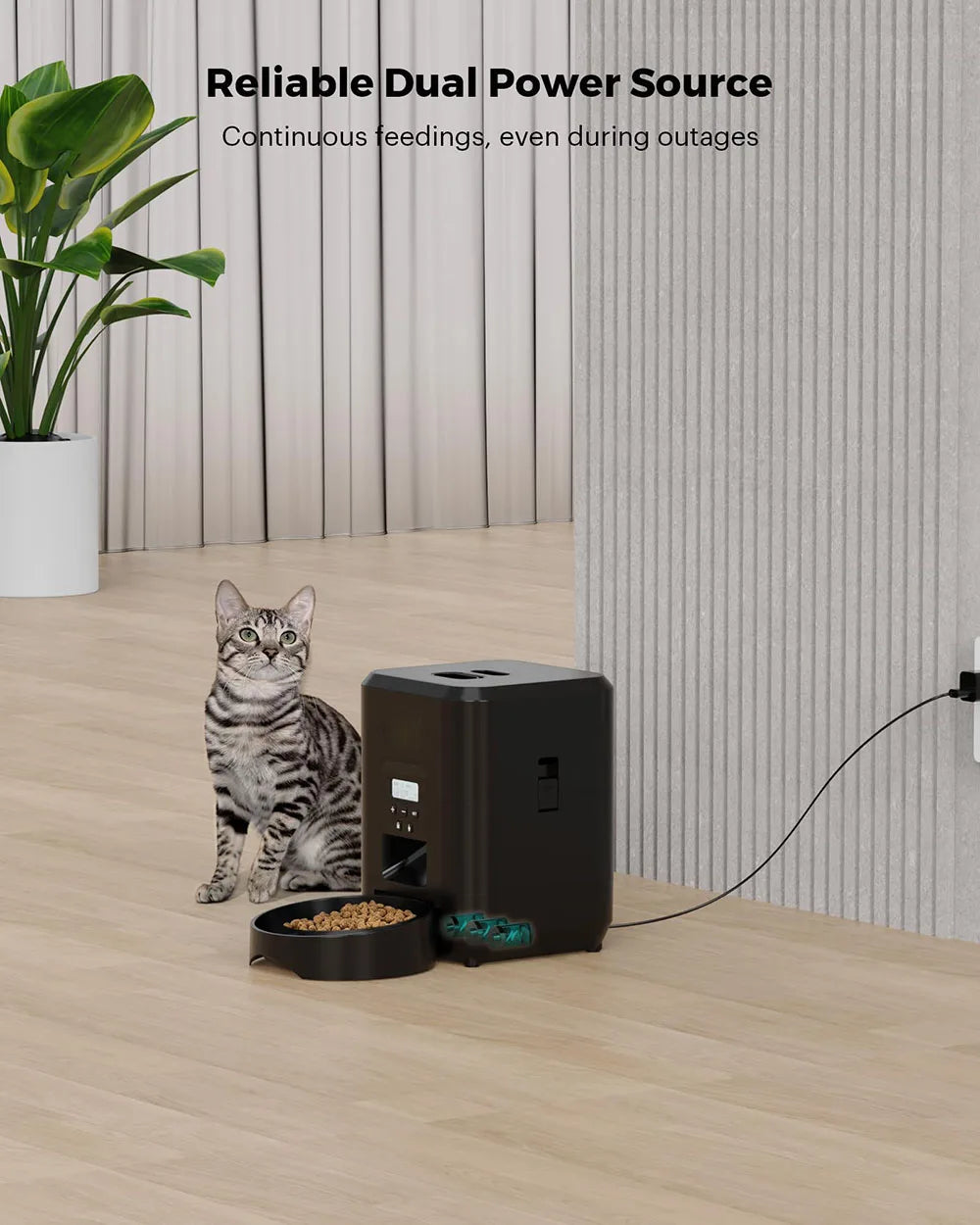 Smart Automatic Pet Feeder with Timed Portion Control