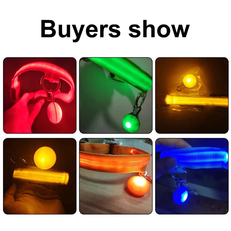 USB Rechargeable LED Dog & Cat Collar – Glowing Night Safety