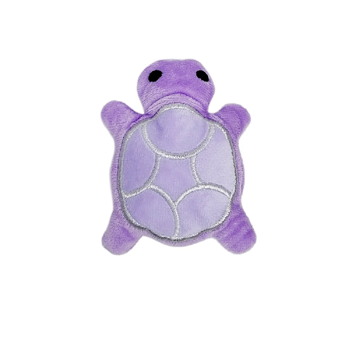 Mini Turtle Plush Dog Toy – Squeaky Teething Toy