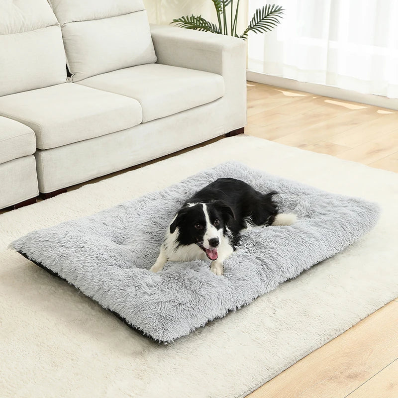 Plush Pet Bed House – Cozy Dog & Cat Sofa