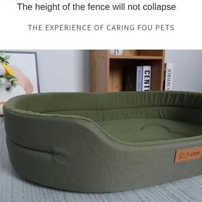 Fluffy Dog & Cat Bed – Sofa Cushion for Small to Large Pets
